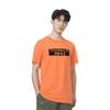 Puma Modisches atmungsaktives Sport-T-Shirt mit Rundhalsausschnitt, kurzärmelig, für Herren, mit Print, feuchtigkeitsableitend, Farbe: Orange 599752-07