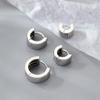 2025 Shiny Wide Hoop Earrings - Niche, Stylish, and Versatile Ear Bone Rings for Women
