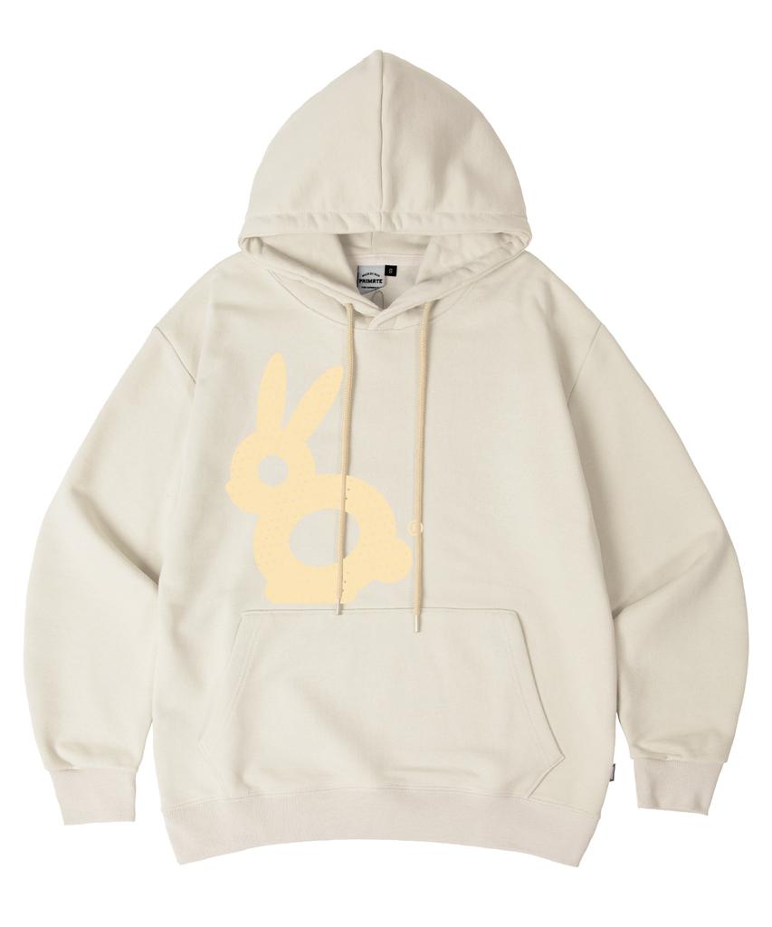 [Fleece-Lined/Non-Fleece-Lined] Rabbit Oversized Hoodie 10 Colors (D Type)