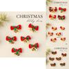 Christmas Mini Butterfly Bell Pendant Set Holiday Decoration Props For Holiday Home Decor