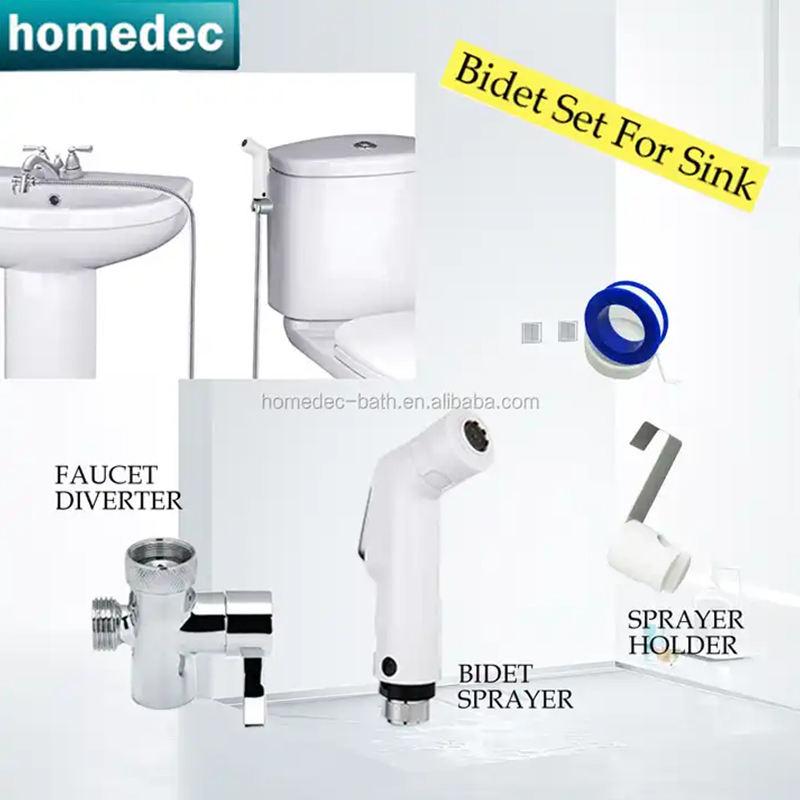 ABS Dual Functions Toilet Handheld Shower Bidet Spray Shattaf Kit Sprayer Set