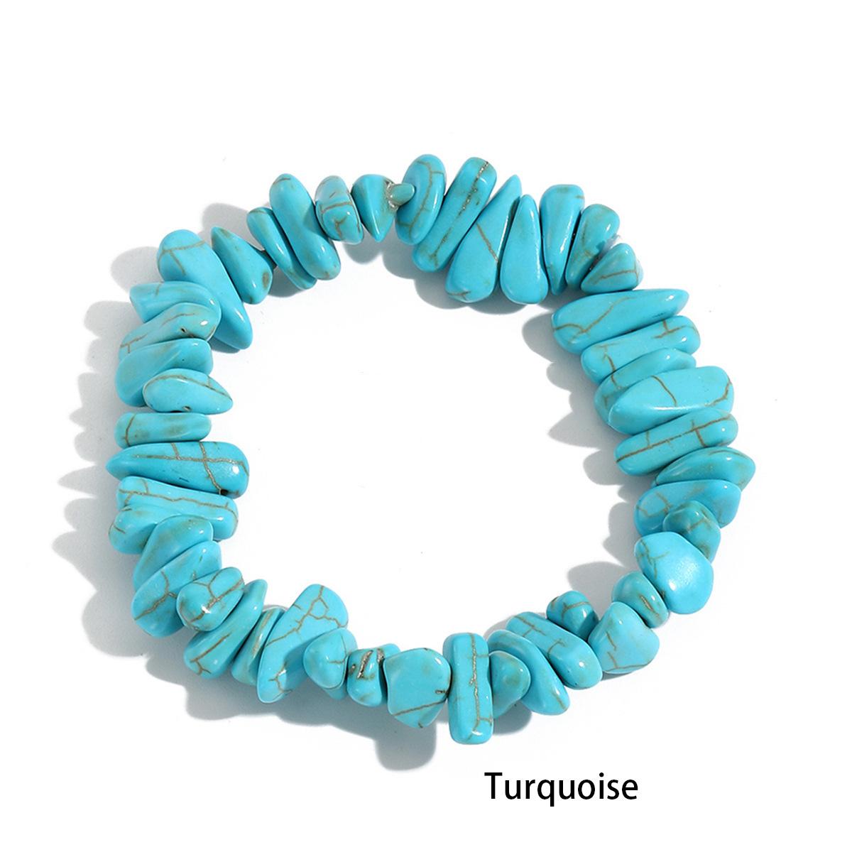 

Браслет из бисера из натурального камня, нерегулярный гравий, аметист, кристалл обсидиана, чакра, эластичные браслеты с веревочными звеньями для женщин, ювелирные изделия, подарок