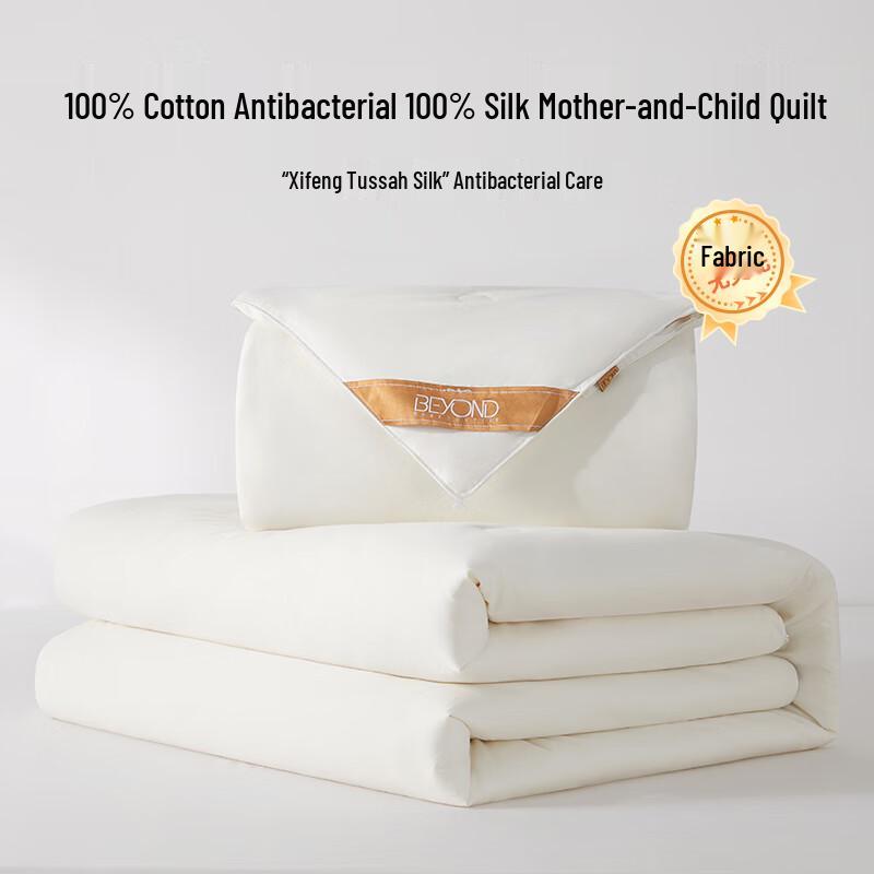 BEYOND HOME TEXTILE All-Season 100% Tussah Silk Two-in-One Duvet