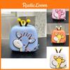 Adorable Cartoon Deer Backpack For Kids Breathable Pvc Material Toddler School Bag