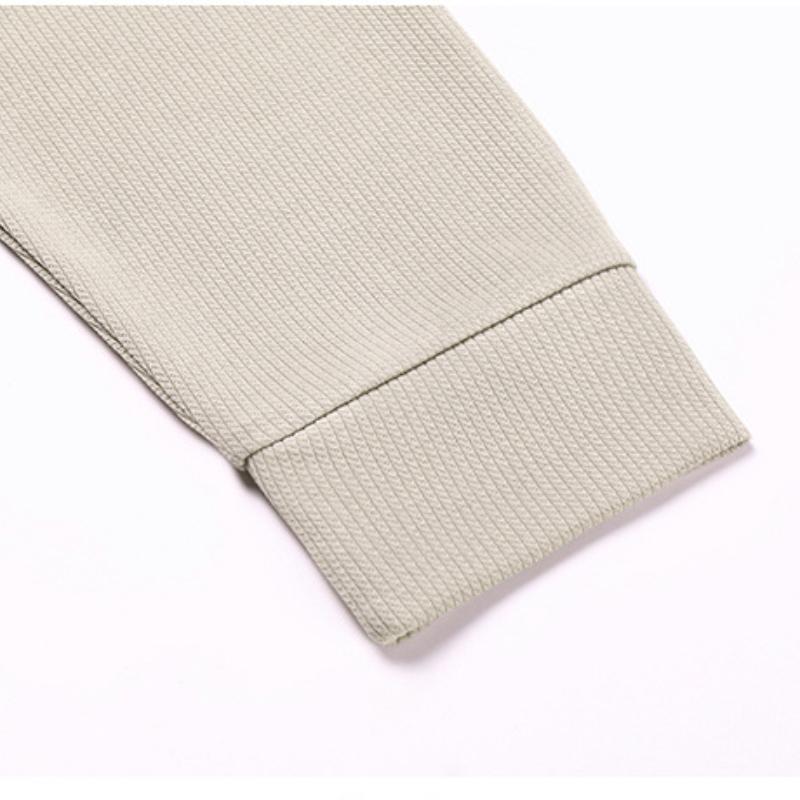 Jesienna Męska Bluza z Długim Rękawem z Okrągłym Dekoltem, Casualowa Bawełniana Koszulka z Nadrukiem, Koszulka Bazowa dla Mężczyzn