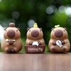 Trendy Capybara Plush Toy Blind Box - Creative Round Doll & Car Decoration