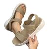 Casual Sandals Summer Thick-soled Flat-heeled Fish-mouth Loose and Tight Sandals Women's Sandals