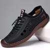 Fashion Summer Men Leather Sandals Men's Soft Breathable Non-slip Casual Flat Sandals Outdoor Beach Shoes Male Slippers Sandalias Hombre