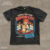 Funny Demon Cat Graphic Tee for Men Women Funny Kids Book Graphic Tee Cat Lover Gift
