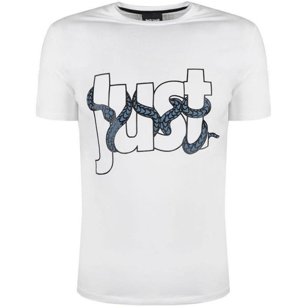 Just Cavalli Unisex Adult Snake Logo T-Shirt