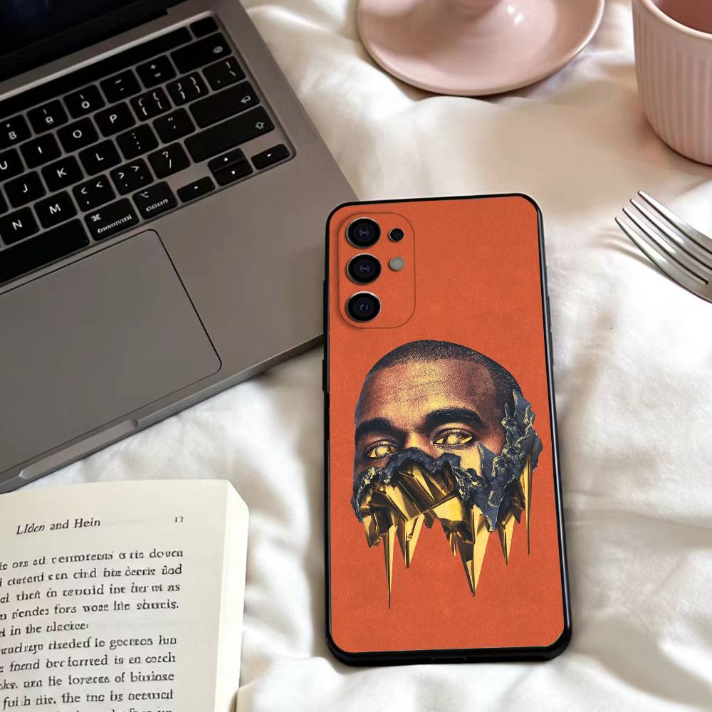K-Kanye rapper West  Phone Case For Samsung S25,24,23,22,30,21,10,9,Ultra,Plus,Lite,FE,4,5 G Soft Black Case