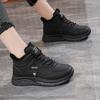 Winter New Velvet Dad Shoes Ins Warm Student Sports Platform Casual Cotton Shoes G