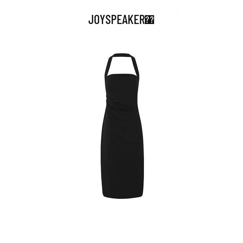 

JOY SPEAKER Women s Halter Neck Slim Fit Long Dress ES2282 L