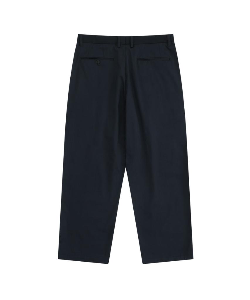 Honguseong Tapered 1 Tuck Trousers_Navy