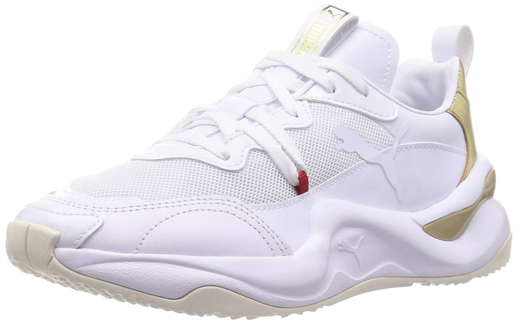 Puma Rise Metal Platform Puma Size Cm Women's Sneakers, White, 25.0