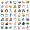 100Pcs Cartoon Animal Stickers Waterproof Cute Stickers for Laptop Phone Water Bottle Computer