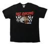 VTG 90s 1997 NASCAR USA Adult XL Black Taz Looney Tunes Racing T Shirt Top