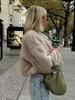INS High-End Women's Faux Fur Fluffy Coat - Autumn/Winter Loose Warm Cardigan