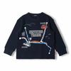 [Kinderkleidung] Moujonjon (Moujon John) Hergestellt in Japan Kintetsu Eisenbahn Streckenkarte Frottee Sweatshirt 100cm-120cm F50615