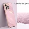 6D Casing For APPle iPhone 15 Pro Max Fundas 14 Plus 11 13 12 Mini 14Pro 15Pro 15Plus Solid Color Plating Phone Case Soft Cover