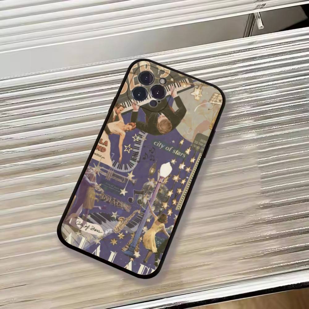 

Film La La Land Phone Case For iPhone 17,16,15,14,13,12,11 Plus,Pro Max,XS,Soft Silicone Black Cover iPhone16e