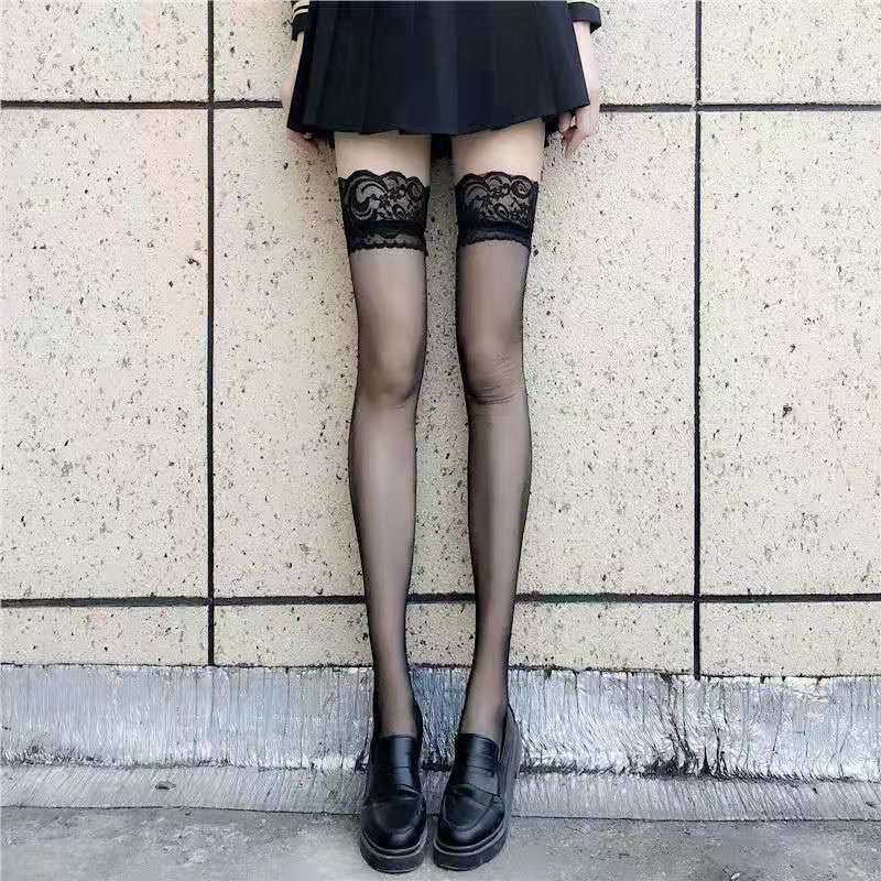 Butterfly lace romantic stockings, jumpsuits, women's net stockings, cute and sexy calves, pure desire uniform, seductive props, sleeping net clothes