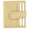 Practical Horizontal Format Steinmeister Green Leather Card Holder