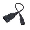 For Pdu Ups 25Cm Iec320 C8 Male To Europe Schoko Cee7/16 Outlet Female Socket Power Extension Cable