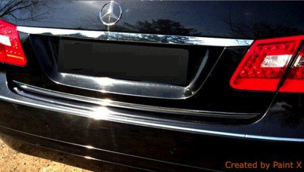 Mercedes E-Class W212 09- Chrome Strip For Boot Lid