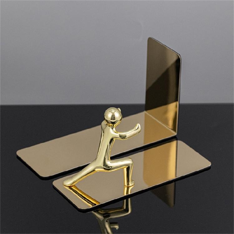 Practical Bookends Creative Book End Desk Bookshelf Kung Fu Man Book Support Book Holders Shelf Decorative Bookends