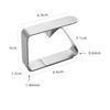 4pcs Stainless Steel Tablecloth Clips Non-Slip Table Cloth Fixing Clips Holder For Party Wedding Picnic Table Cover Clamps