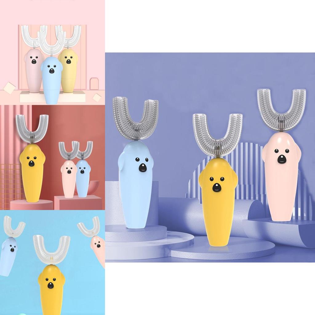 Gentle Electric Toothbrush For Kids Featuring Safe Silicone Design And Automatic Functionality