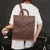 Backpack - Business Retro Men's Bag - Casual Single Shoulder Laptop Briefcase - Document Case