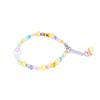 jewelCOUNTY HAPPY THINGS PINK SMILE BEADS BRACELET
