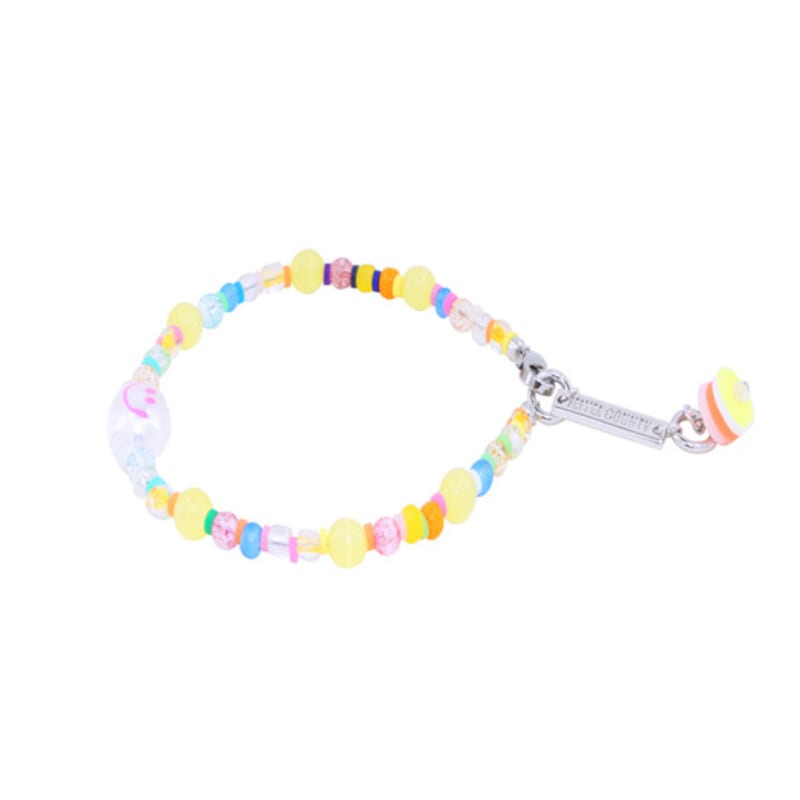 jewelCOUNTY HAPPY THINGS PINK SMILE BEADS BRACELET