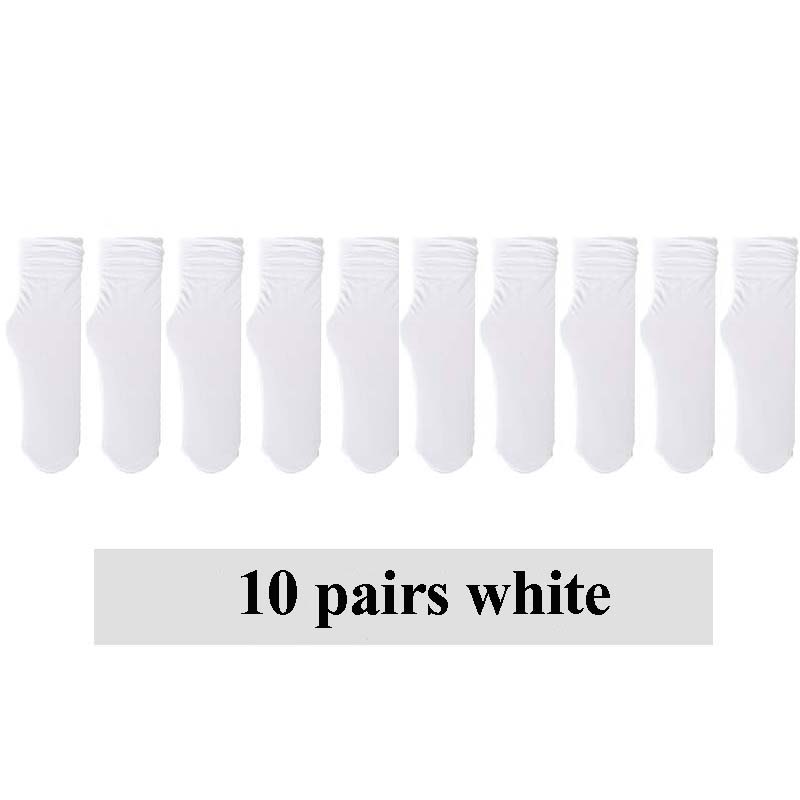 

10 пар женских носков средней длины, ультратонкие прохладные носки, конфетно-сладкие дышащие носки, женские носки One Size