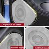 4-Piece Stainless Steel Speaker Covers for 2018-2020 Volvo XC60 Doors