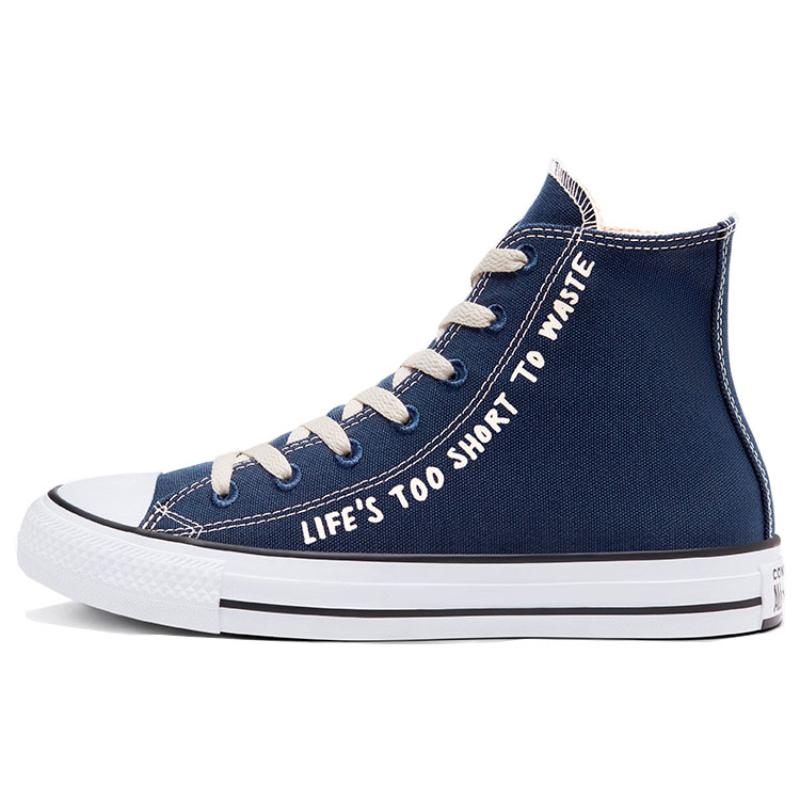 

Converse Chuck Taylor All Star Classic Удобные высокие кеды из парусины Унисекс Синий Белый 36.5