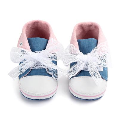 Primavera Autunno Carino Farfalla Corona Antiscivolo Scarpe da bambino Scarpe con suola morbida per bambini Scarpe da culla per interni