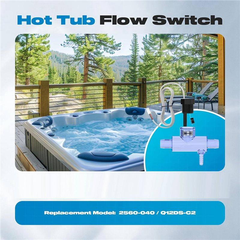J1UL1N 2X Flow Switch Replacement 2560-040 ,Flow Switch For Sundance Spas, Massage Bathtub Hot Tub, Assembly Part