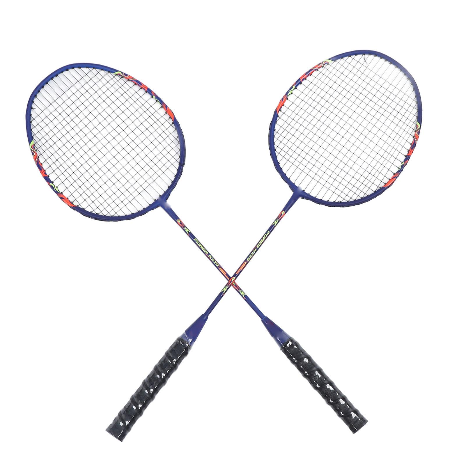 

Sports Badminton Rackets Lightweight Badminton Racquets Set Outdoor Backyard Games for Training Entertainment