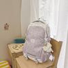 Schoolbag Korean niche design sense backpack new high value junior high school student schoolbag female sweet commuting versatile backpack