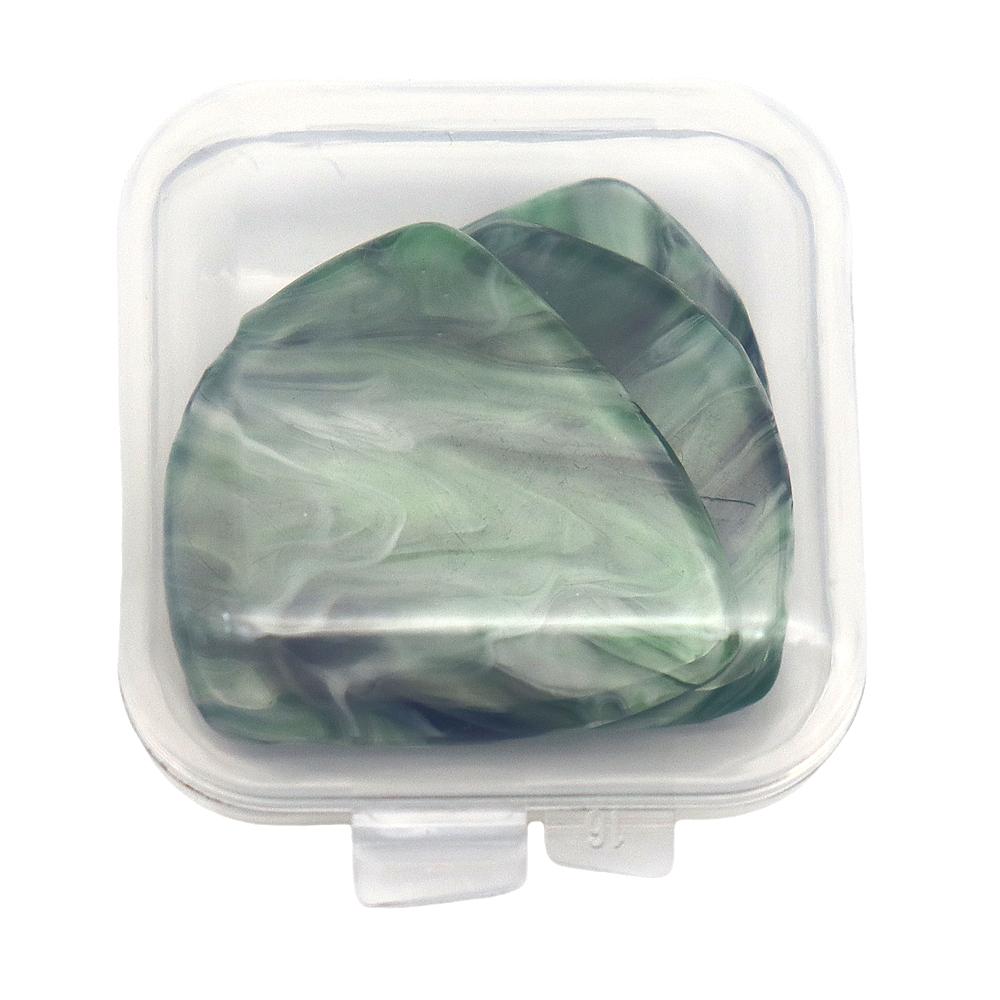 

3pcs Resin Guitar Picks Electric Guitar Parts Picks Accessories 9 Kinds Color Picks With Box