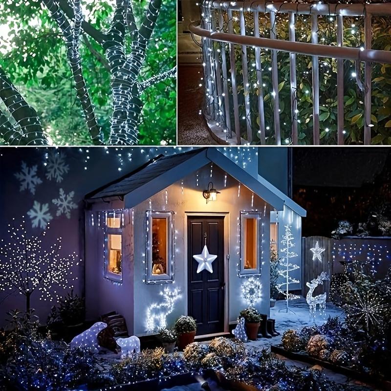 Outdoor Solar String Lights 50/100 LEDs Twinkle Lights with 8 Modes Waterproof Fairy Lights for Christmas Wedding Garden Decor