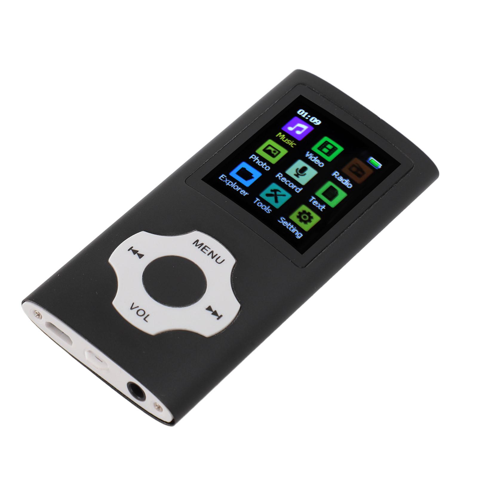 

MP3-плеер HiFi Lossless перезаряжаемый 1.8-дюймовый TFT-экран портативный музыкальный плеер с электронной книгой чёрный