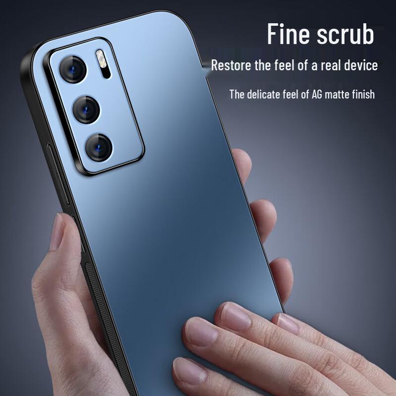 Shangsu Huawei P40 Series Coque de Téléphone à Lentille Intégrée Givrée AG