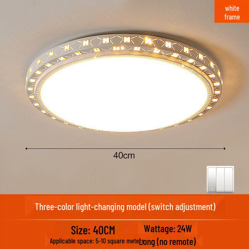 Modern Round LED Ceiling Light for Living Room, Dining Room, Bedroom, and Study