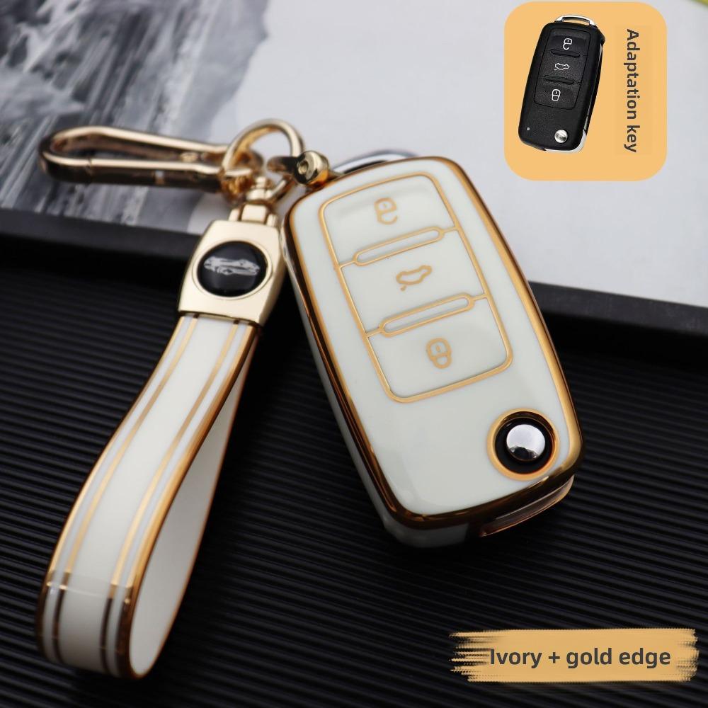 VW Car Key Cover for Golf Polo Passat Jetta Sagitar Bora Lavida Tiguan Durable Protective Shell