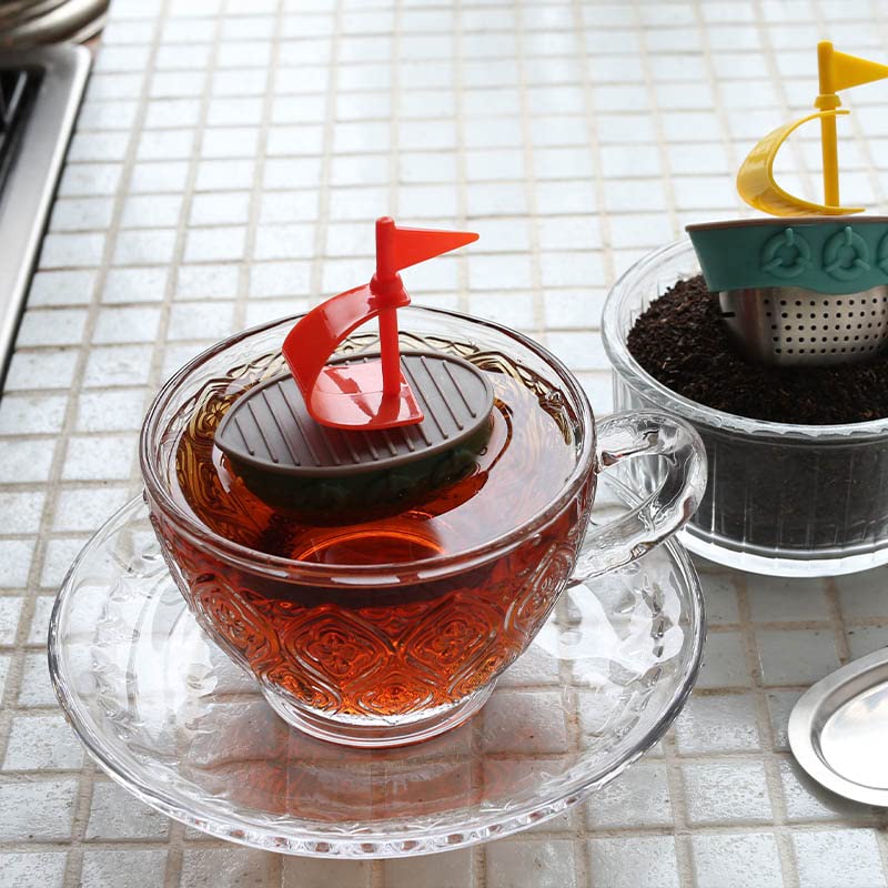 Dulton Tea Infuser, Orange/Green, K21-0339OGN