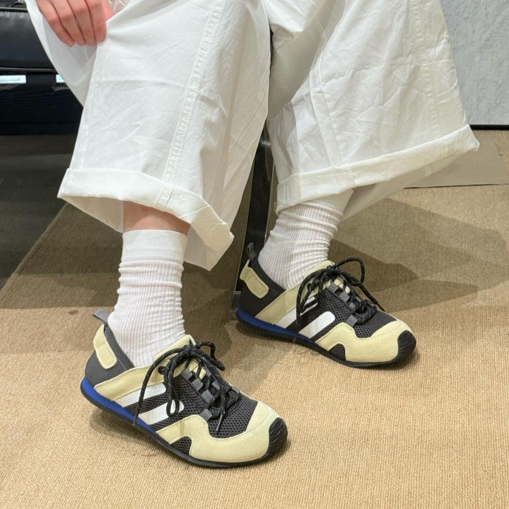 2025 new summer German training shoes women's casual sports shoes flat Forrest Gump shoes breathable ugly cute running shoes tide